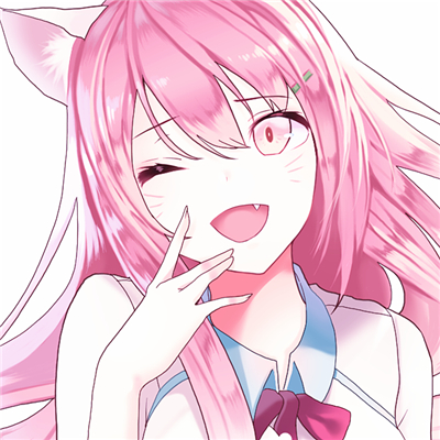 微信粉嫩时尚成熟二次元女生头像