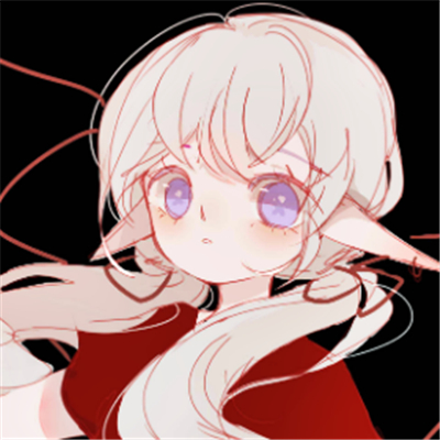 微信粉嫩时尚成熟二次元女生头像