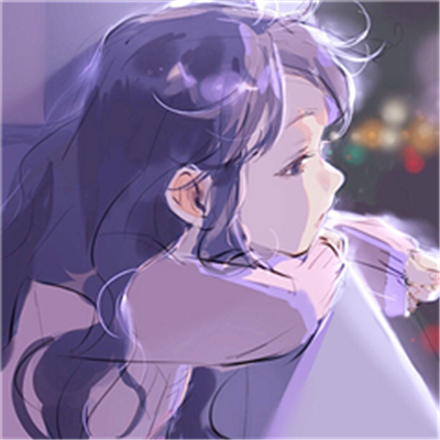 微信时尚优美二次元女生头像