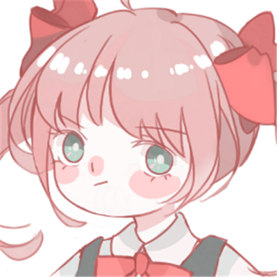 微信粉嫩时尚成熟二次元女生头像