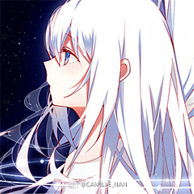 微信潮流高颜值二次元女生头像