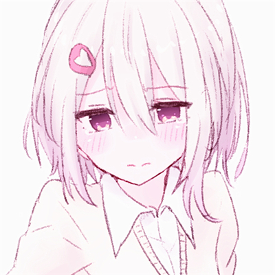 微信粉嫩时尚成熟二次元女生头像