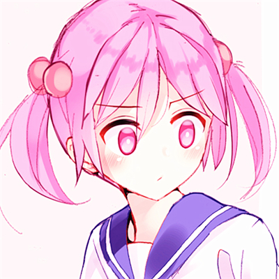 微信粉嫩时尚成熟二次元女生头像