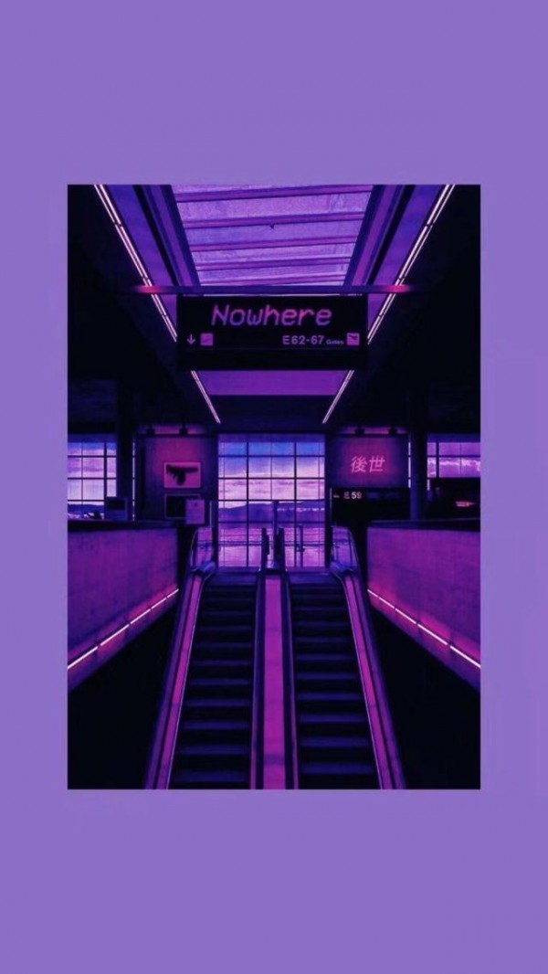 微信唯美个性紫色系聊天背景