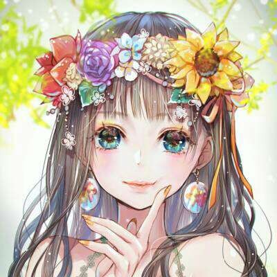 微信唯美梦幻二次元女生头像