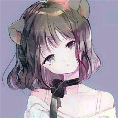 微信软萌简约粉嫩二次元女生头像