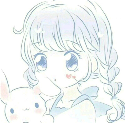 微信软萌简约粉嫩二次元女生头像