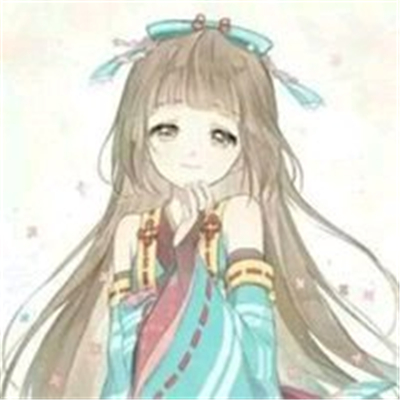 微信软萌简约粉嫩二次元女生头像