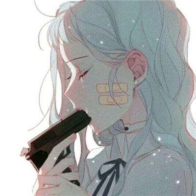 微信软萌简约粉嫩二次元女生头像