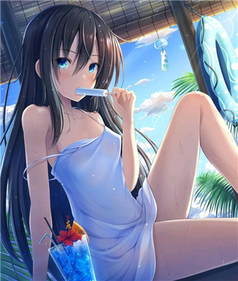 微信软萌简约粉嫩二次元女生头像