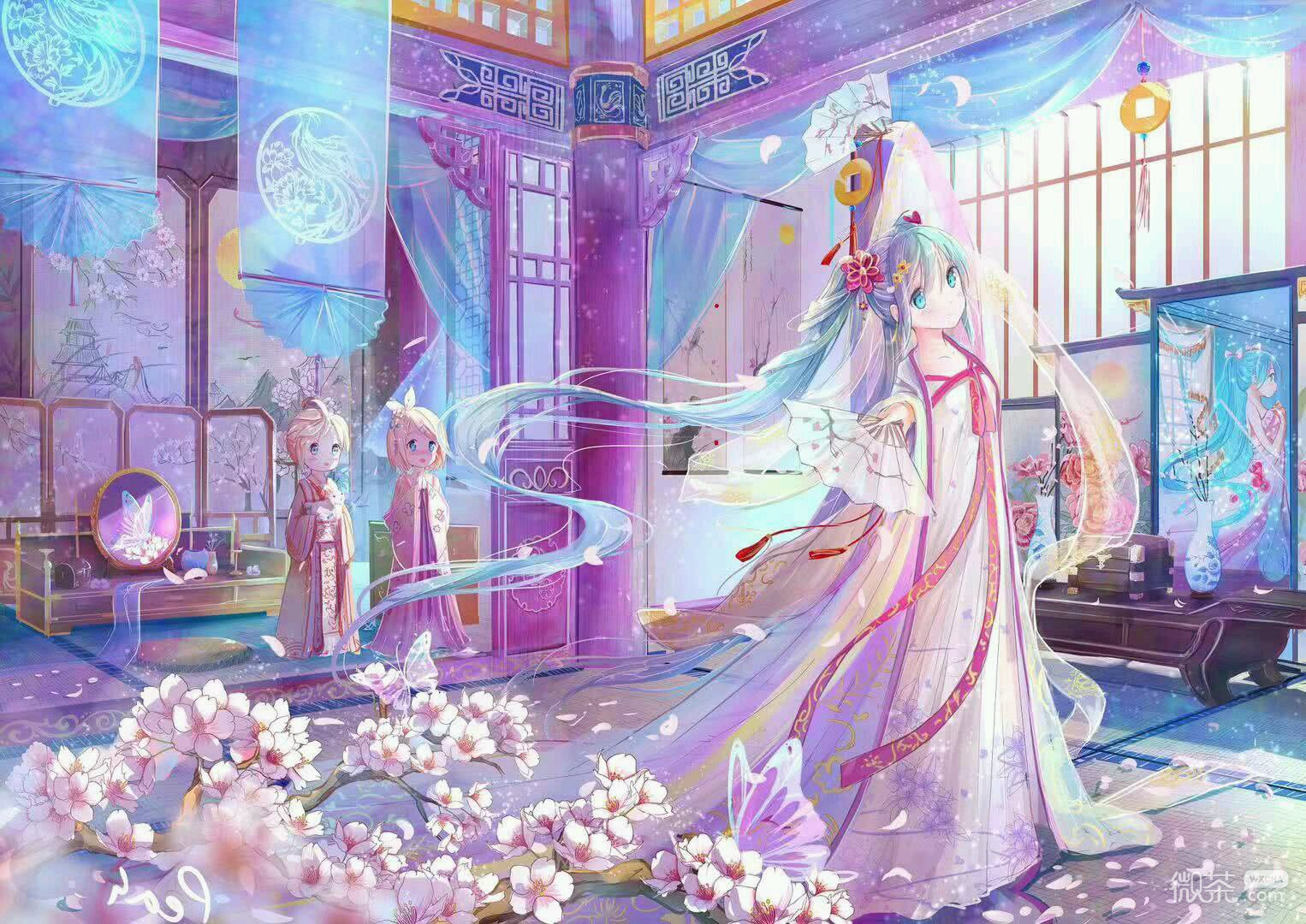 俏皮唯美二次元女生微信图片