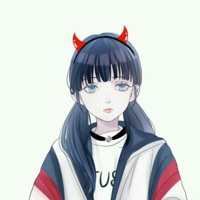 微信高冷时尚流行二次元女生头像