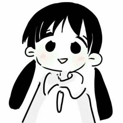 唯美动漫黑白卡通系列微信头像合集下载