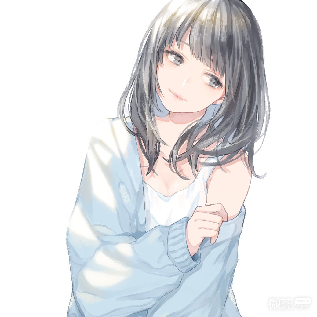 俏皮唯美二次元女生微信图片