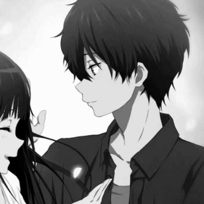 微信浪漫意境爱情二次元情侣头像