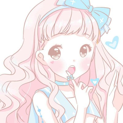 可爱萌萌哒的卡通二次元女生头像合集下载