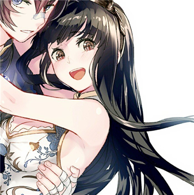 微信好看唯美浪漫二次元情侣头像