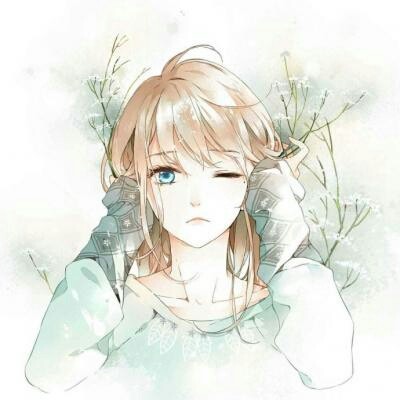 微信浪漫意境爱情二次元情侣头像