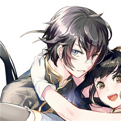 微信好看唯美浪漫二次元情侣头像