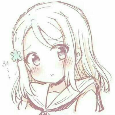 微信粉嫩好看二次元女生头像