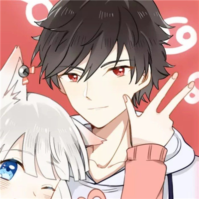 微信好看唯美浪漫二次元情侣头像