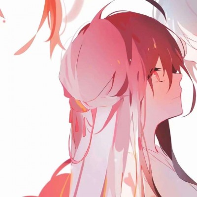 微信浪漫意境爱情二次元情侣头像