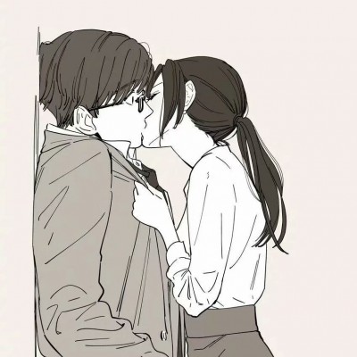 微信浪漫意境爱情二次元情侣头像