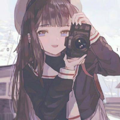 微信粉嫩好看二次元女生头像
