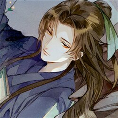 微信好看性感迷人二次元古风男生头像