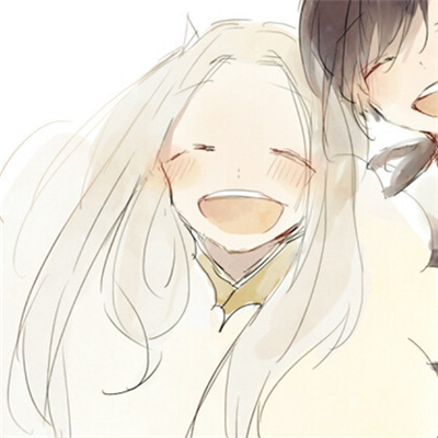 微信好看唯美浪漫二次元情侣头像