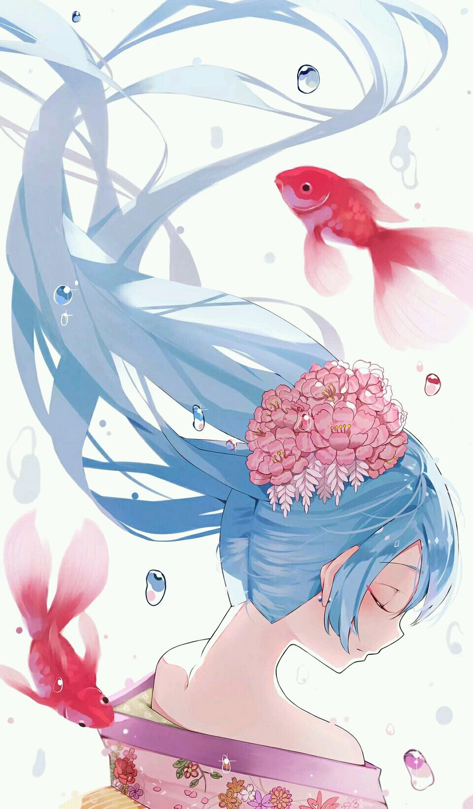 唯美梦幻二次元微信聊天背景