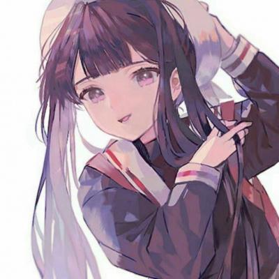 微信粉嫩好看二次元女生头像