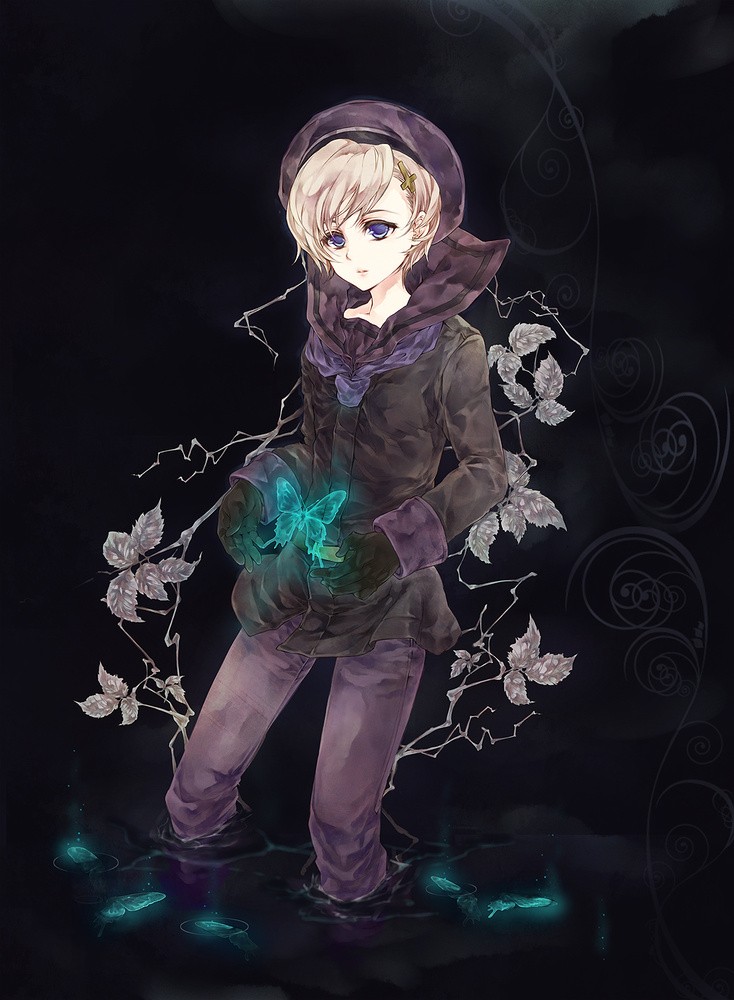 唯美梦幻二次元微信聊天图片