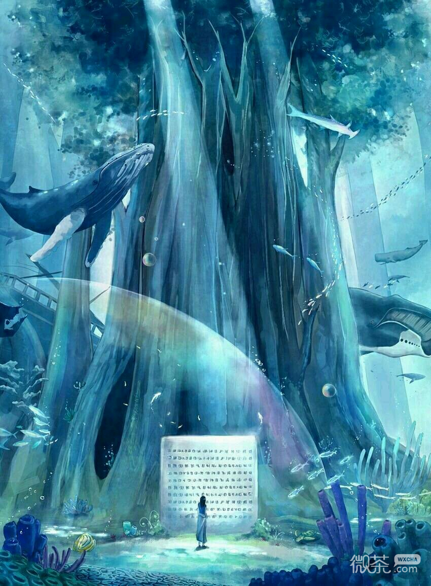 微信好看梦幻二次元聊天背景图片