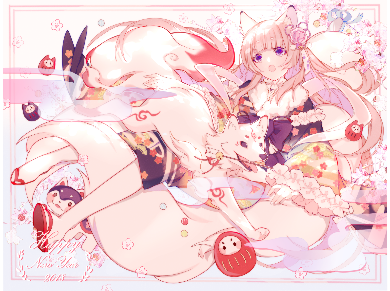 唯美梦幻二次元微信聊天图片