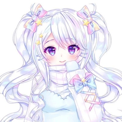 微信粉嫩超可爱二次元女生头像