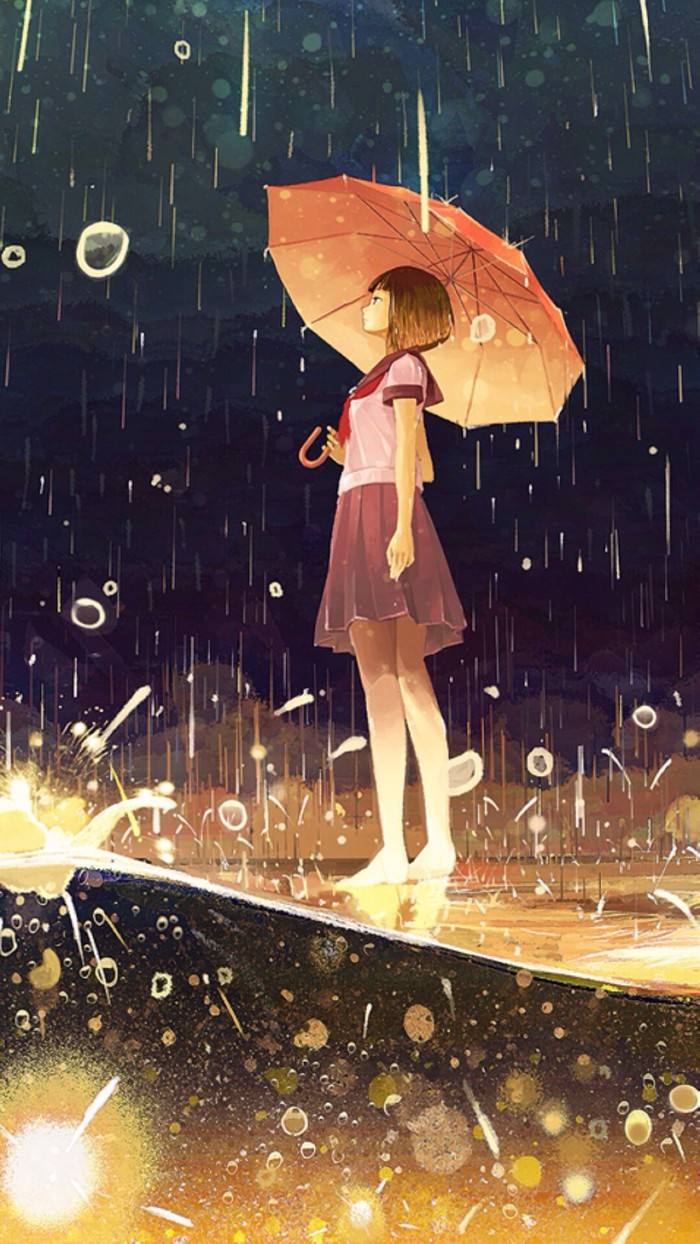 唯美梦幻二次元微信聊天图片