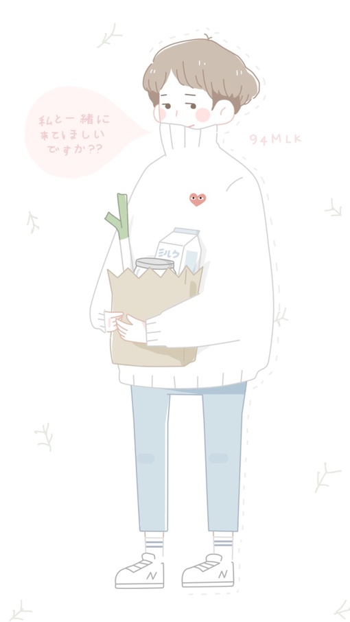 微信唯美简约好看二次元图片