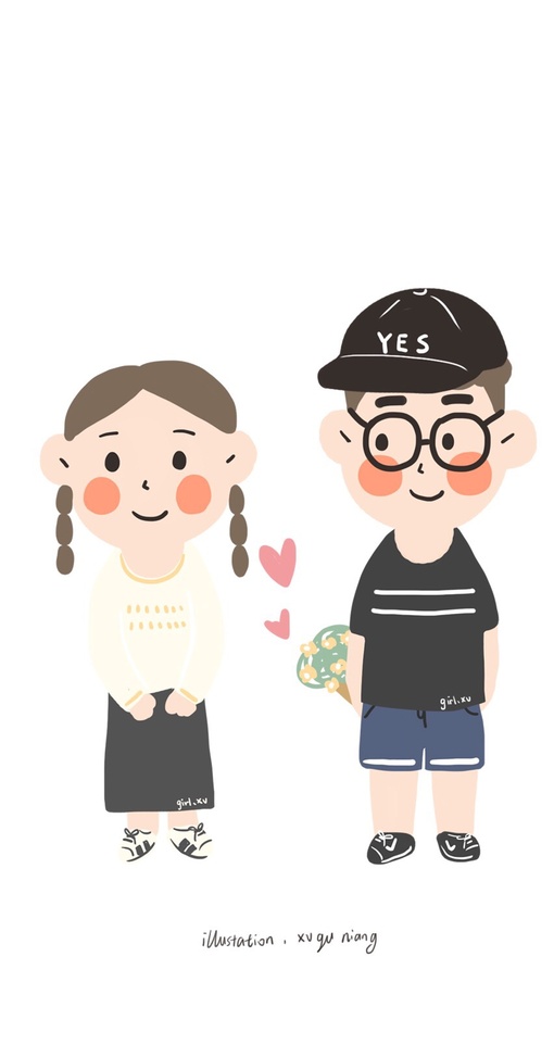 微信唯美简约好看二次元图片