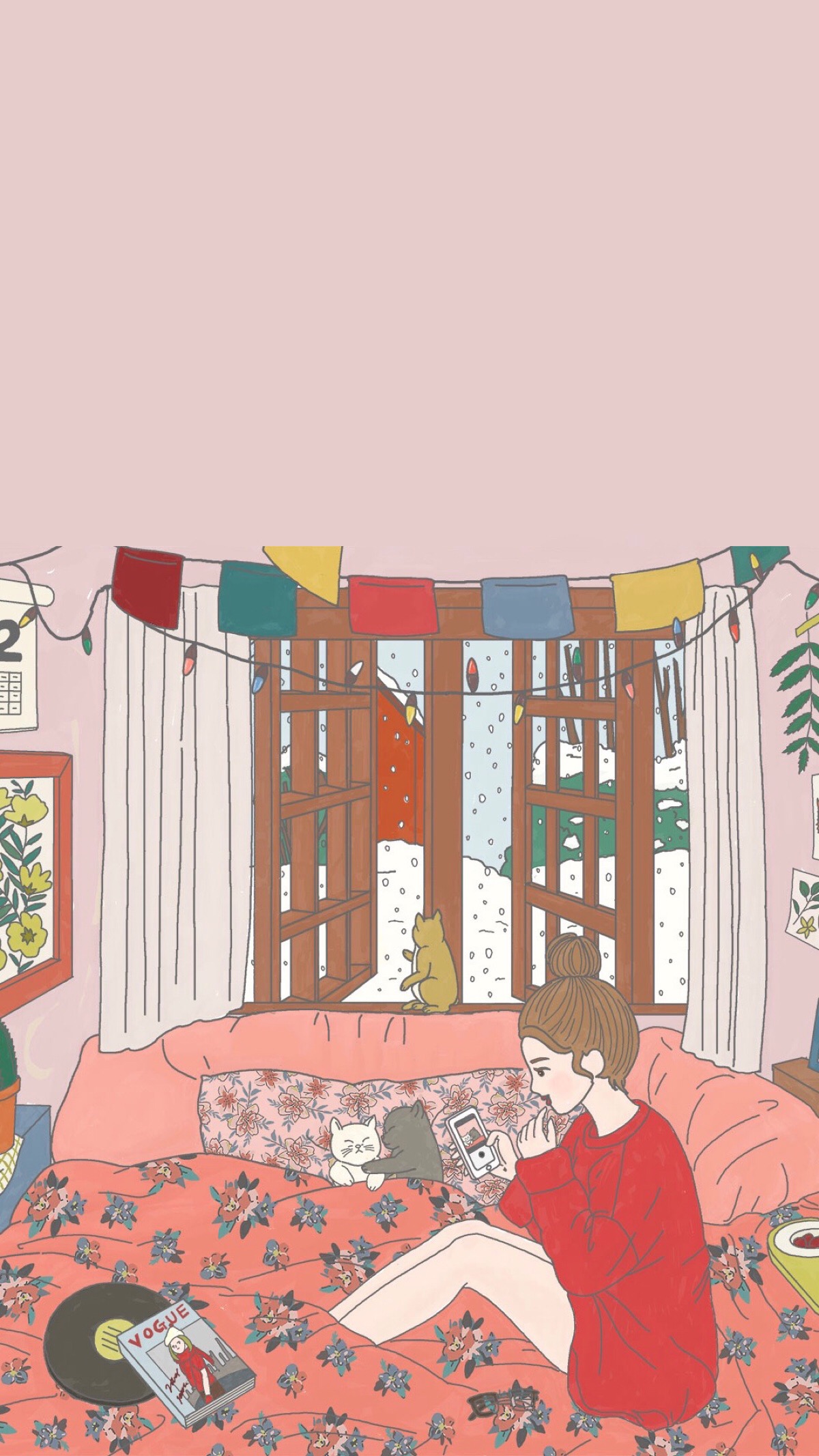 微信好看唯美简约聊天背景