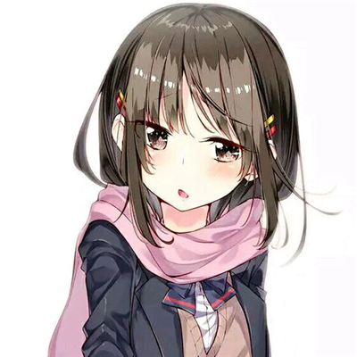 微信流行软萌二次元女生头像