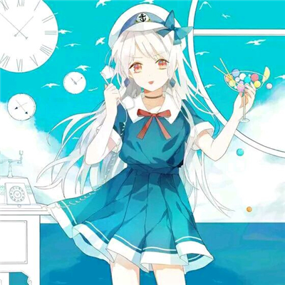 微信流行软萌二次元女生头像