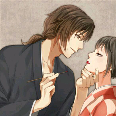 微信成熟好看佛系二次元情侣头像