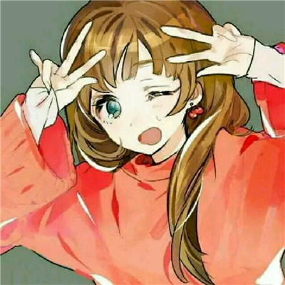 微信流行软萌二次元女生头像