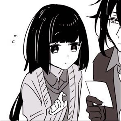 微信成熟好看佛系二次元情侣头像