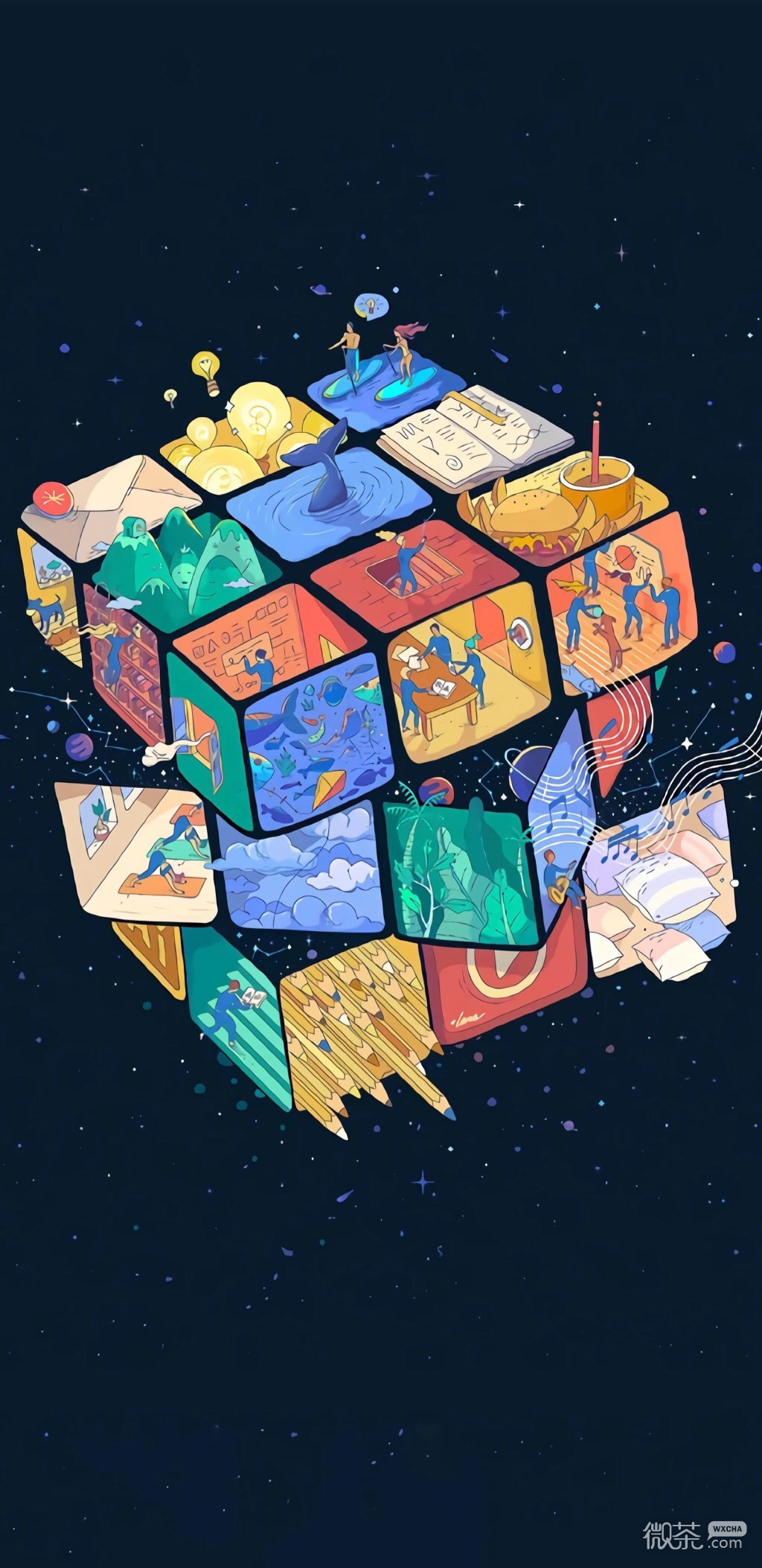 微信唯美梦幻高清聊天背景