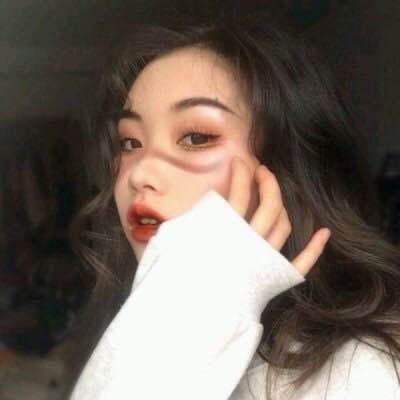 微信黑暗丧系女生头像
