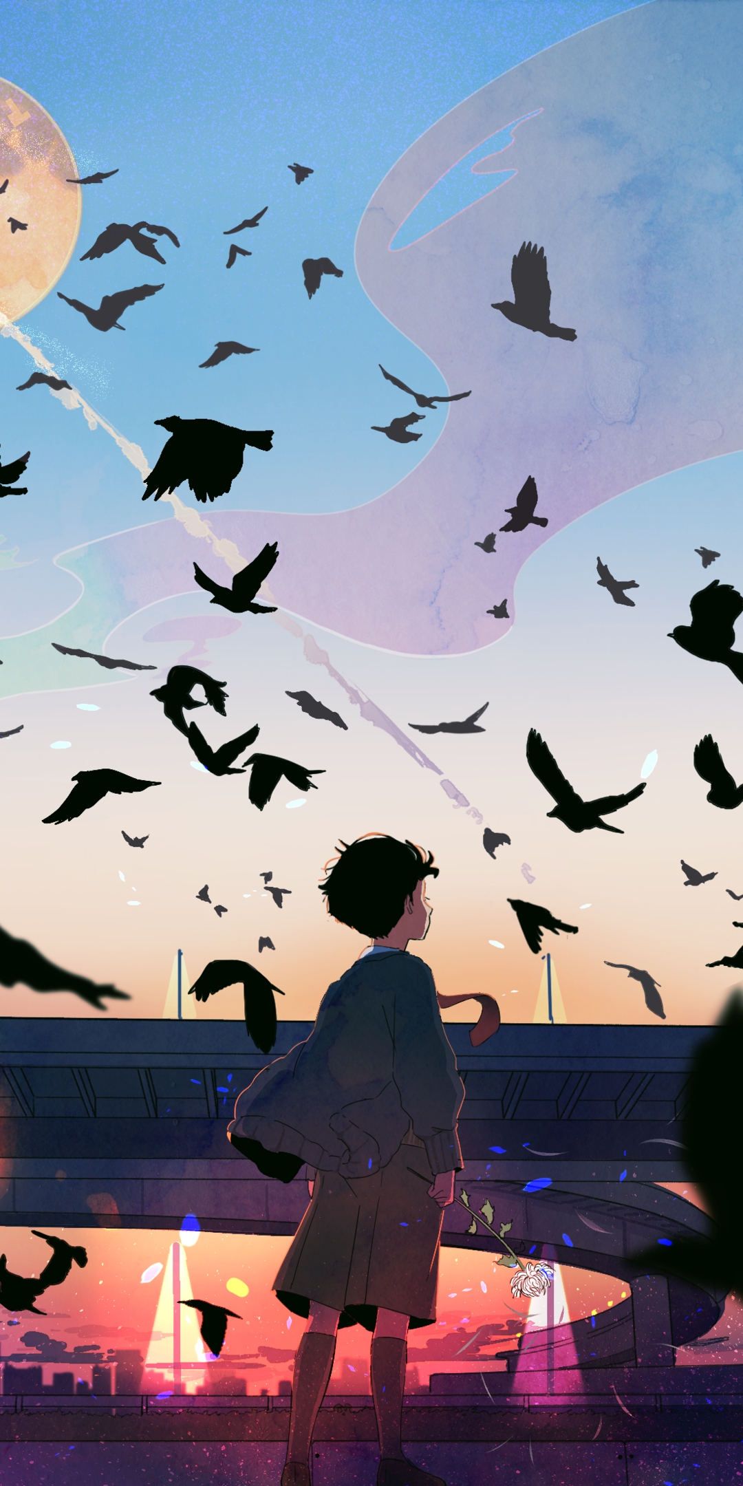 微信唯美清新梦幻聊天背景