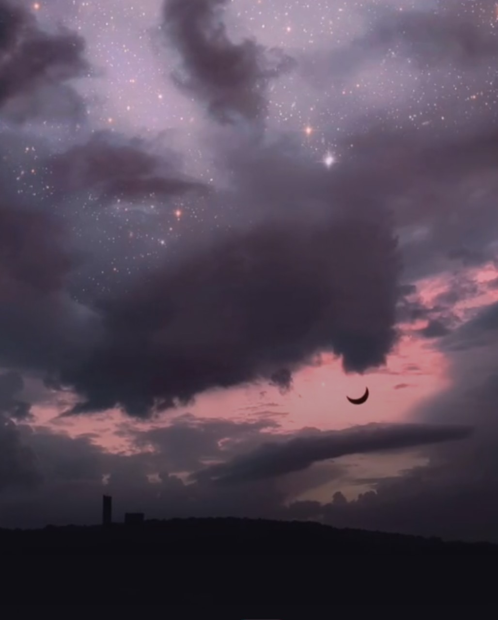 微信暗夜系护眼聊天背景