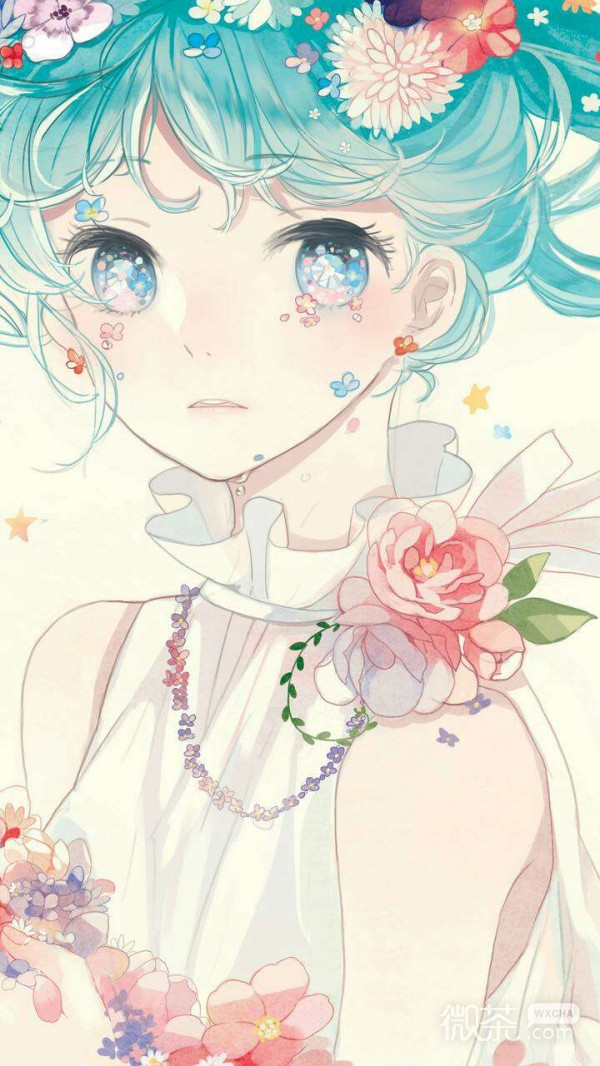 微信初音未来二次元聊天背景